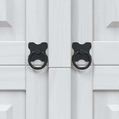 Credenza in Legno di Pino Messicano Corona Bianco 80x40x170 cm - homemem39