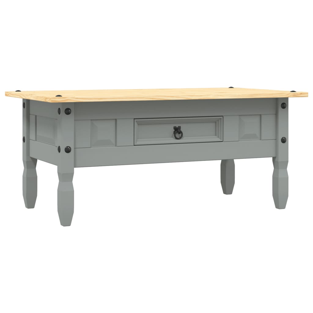 Coffee Table Mexican Pine Corona Range Gray 100x55x44 cm