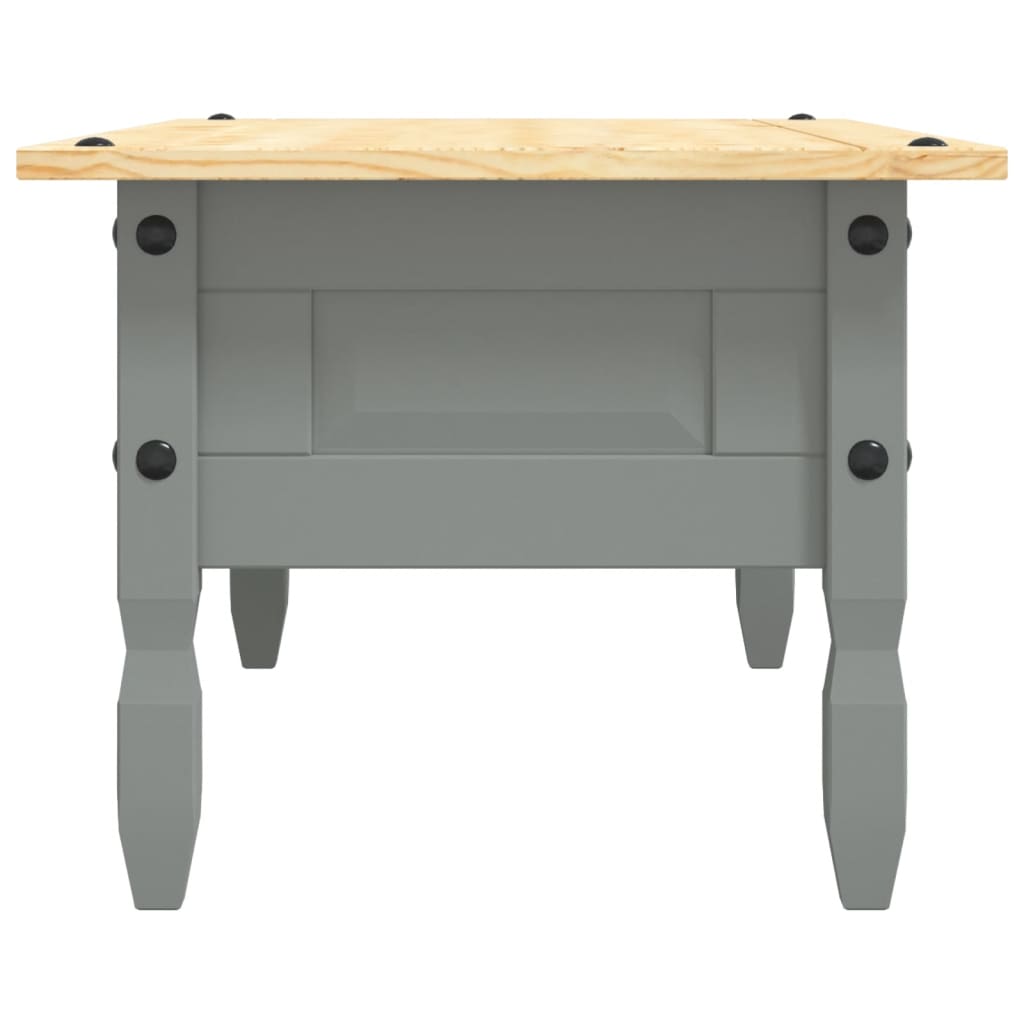 Tavolino Caffé Pino Messicano Corona Range Grigio 100x55x44 cm