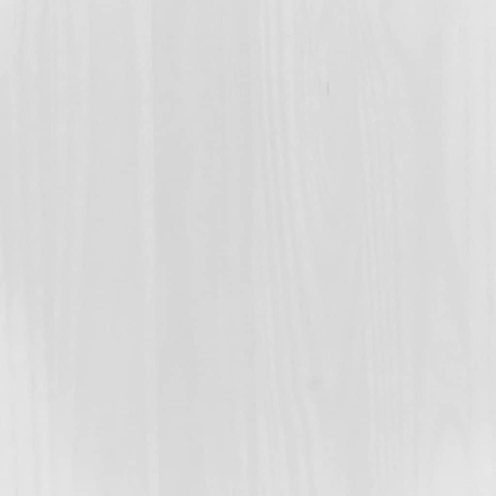 Tavolino Caffé Pino Messicano Corona Range Bianco 100x55x44 cm