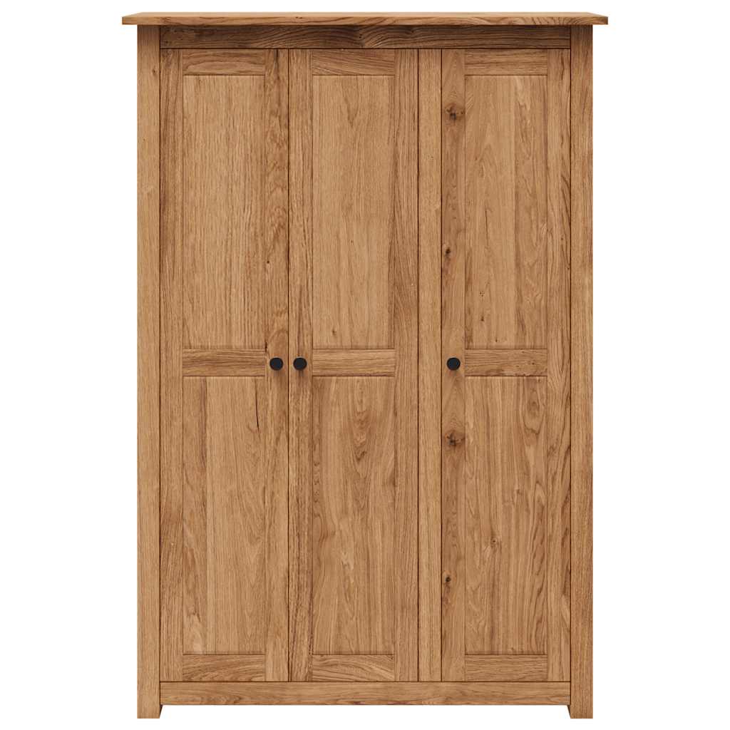 Armadio a 3 Ante 118x50x171,5cm Legno di Pino Panama Range - homemem39