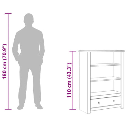 Libreria  80x35x110 cm in Pino Massello Panama Range | homemem39