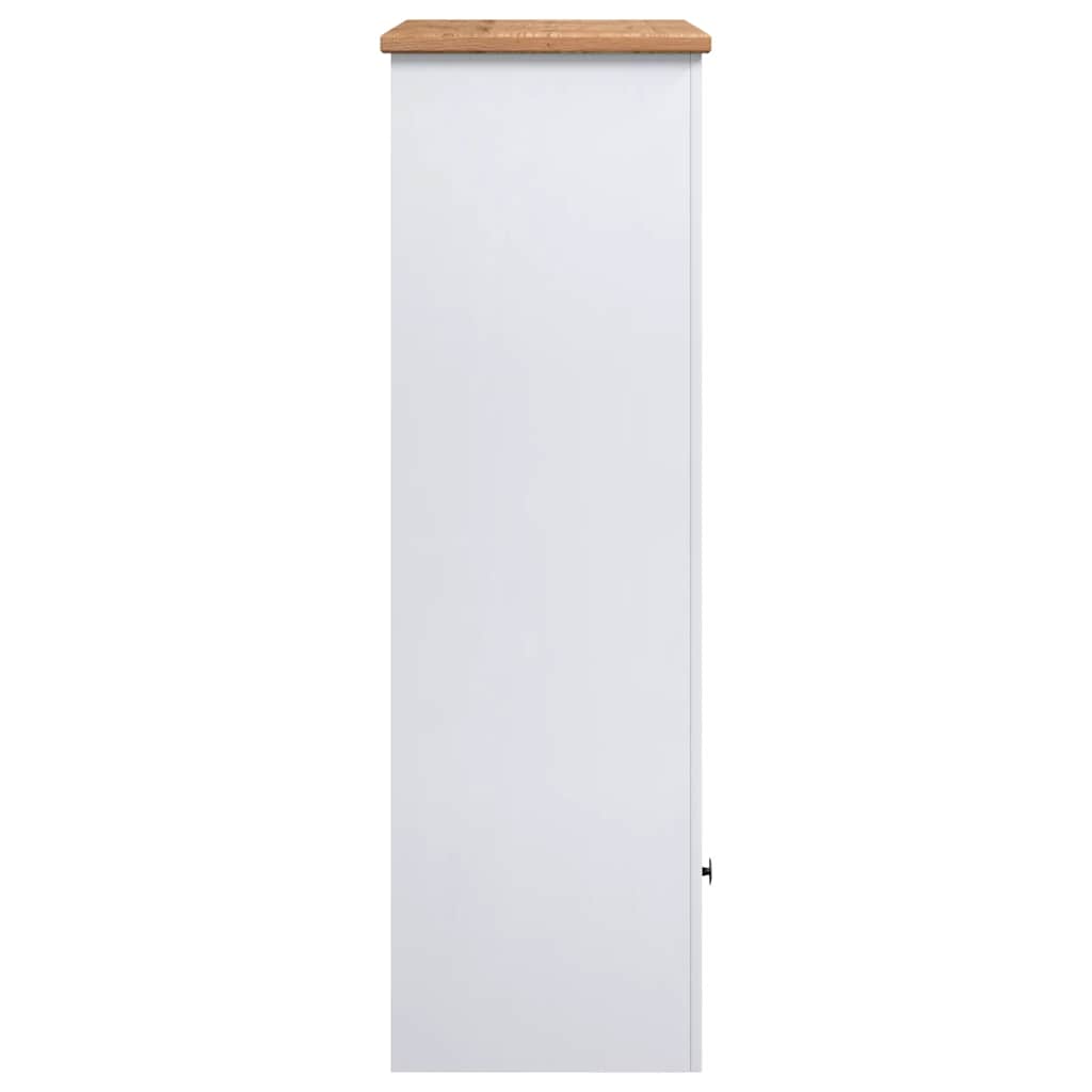 Libreria Bianca 80x35x110 cm in Pino Massello Panama Range