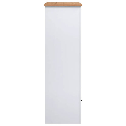 Libreria Bianca 80x35x110 cm in Pino Massello Panama Range