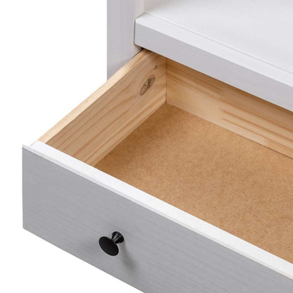 Libreria Bianca 80x35x110 cm in Pino Massello Panama Range | homemem39