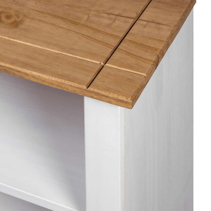 Libreria Bianca 80x35x110 cm in Pino Massello Panama Range | homemem39