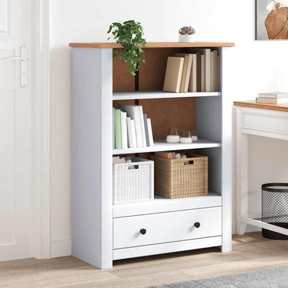 Libreria Bianca 80x35x110 cm in Pino Massello Panama Range