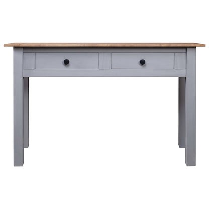 Tavolo Consolle Grigio 110x40x72 cm Legno Massello Pino Panama | homemem39