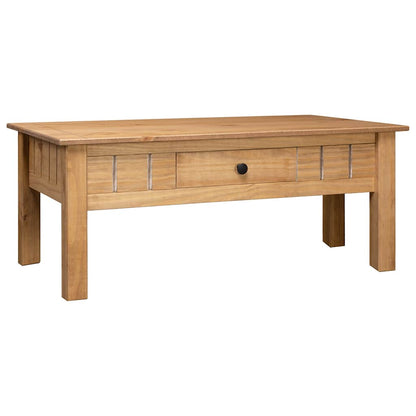 Tavolino da Salotto 100x60x43,5cm in Pino Massello Panama Range