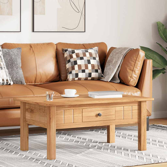 Tavolino da Salotto 100x60x43,5cm in Pino Massello Panama Range