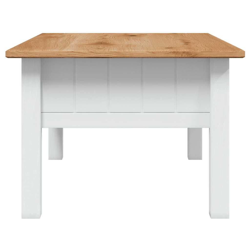 Tavolino Salotto Bianco 100x60x43,5cm Pino Massello Panama Range