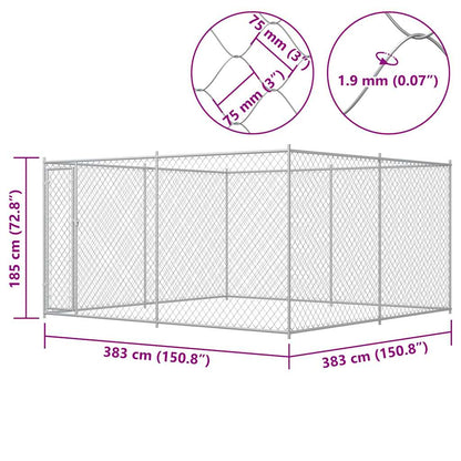 Canile da Esterno 383x383x185 cm