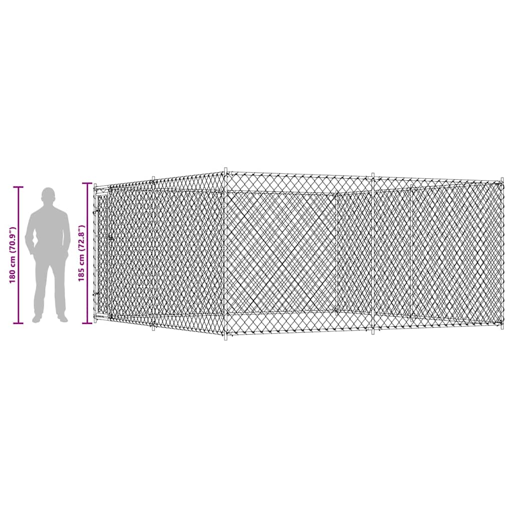 Canile da Esterno 383x383x185 cm