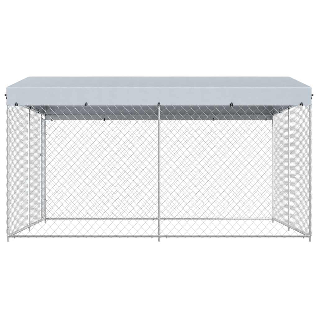 Canile da Esterno con Tetto 382x382x225 cm | homemem39