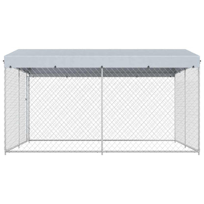 Canile da Esterno con Tetto 382x382x225 cm | homemem39
