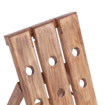 Portavini da 15 Bottiglie 26x50x70cm Legno Massello di Mogano | homemem39