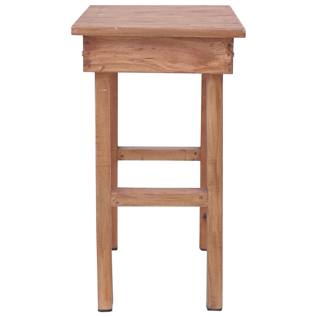 Tavolino da Salotto 70x35x60 cm in Legno Massello di Mogano | homemem39