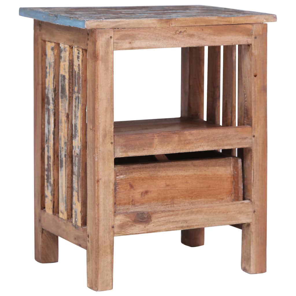 Comodino 41x30x50 cm in Legno Massello di Mogano | homemem39