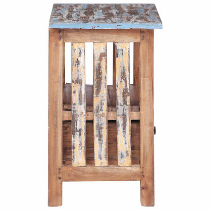Comodino 41x30x50 cm in Legno Massello di Mogano