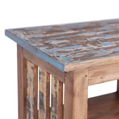 Comodino 41x30x50 cm in Legno Massello di Mogano | homemem39