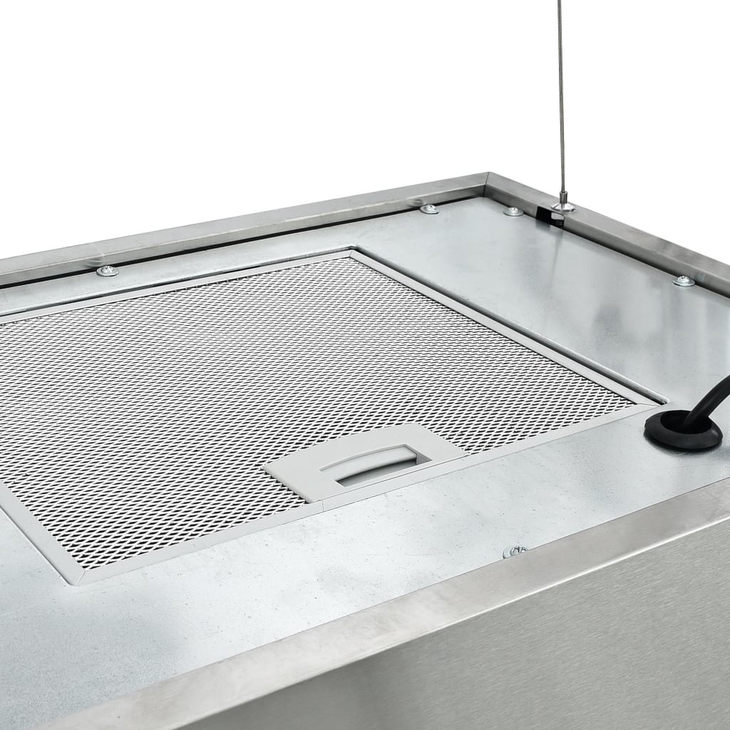 Cappa da Cucina ad Isola Sospesa LCD con Sensore 55 cm Acciaio - homemem39