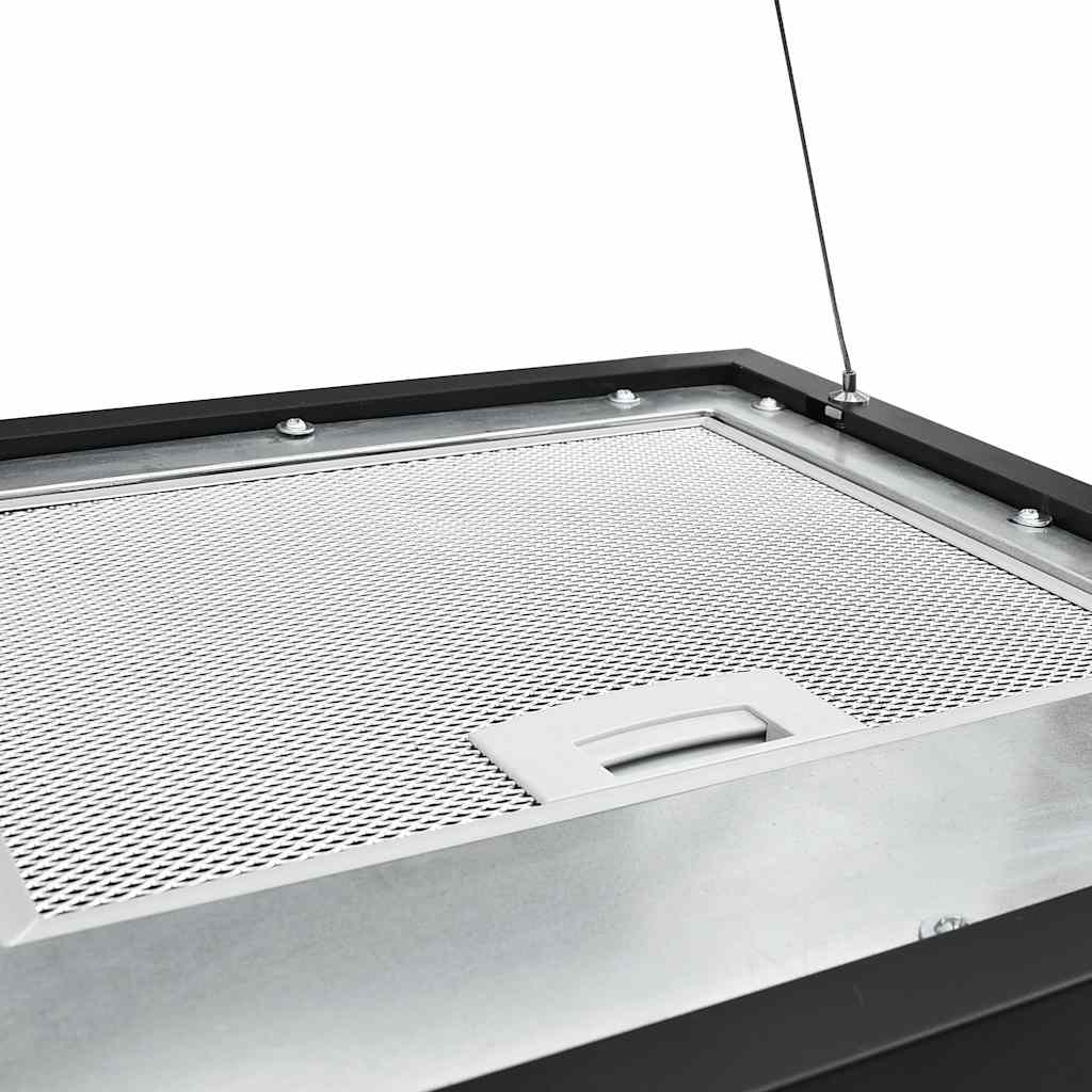 Cappa da Cucina ad Isola Sospesa LCD Sensore 37 cm in Acciaio