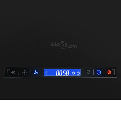 Cappa da Cucina ad Isola Sospesa LCD Sensore 37 cm in Acciaio | homemem39