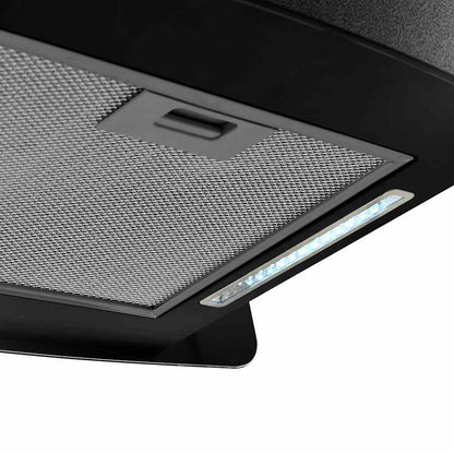 Cappa da Cucina ad Isola Sospesa LCD Sensore in Vetro Temperato | homemem39