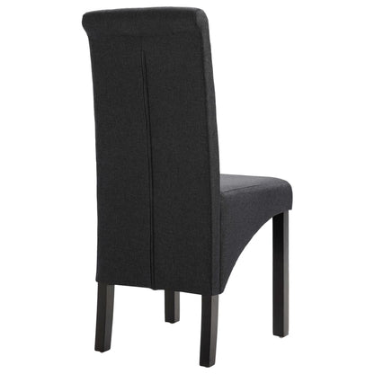Sedie da Pranzo 6 pz Grigio Scuro in Tessuto | homemem39