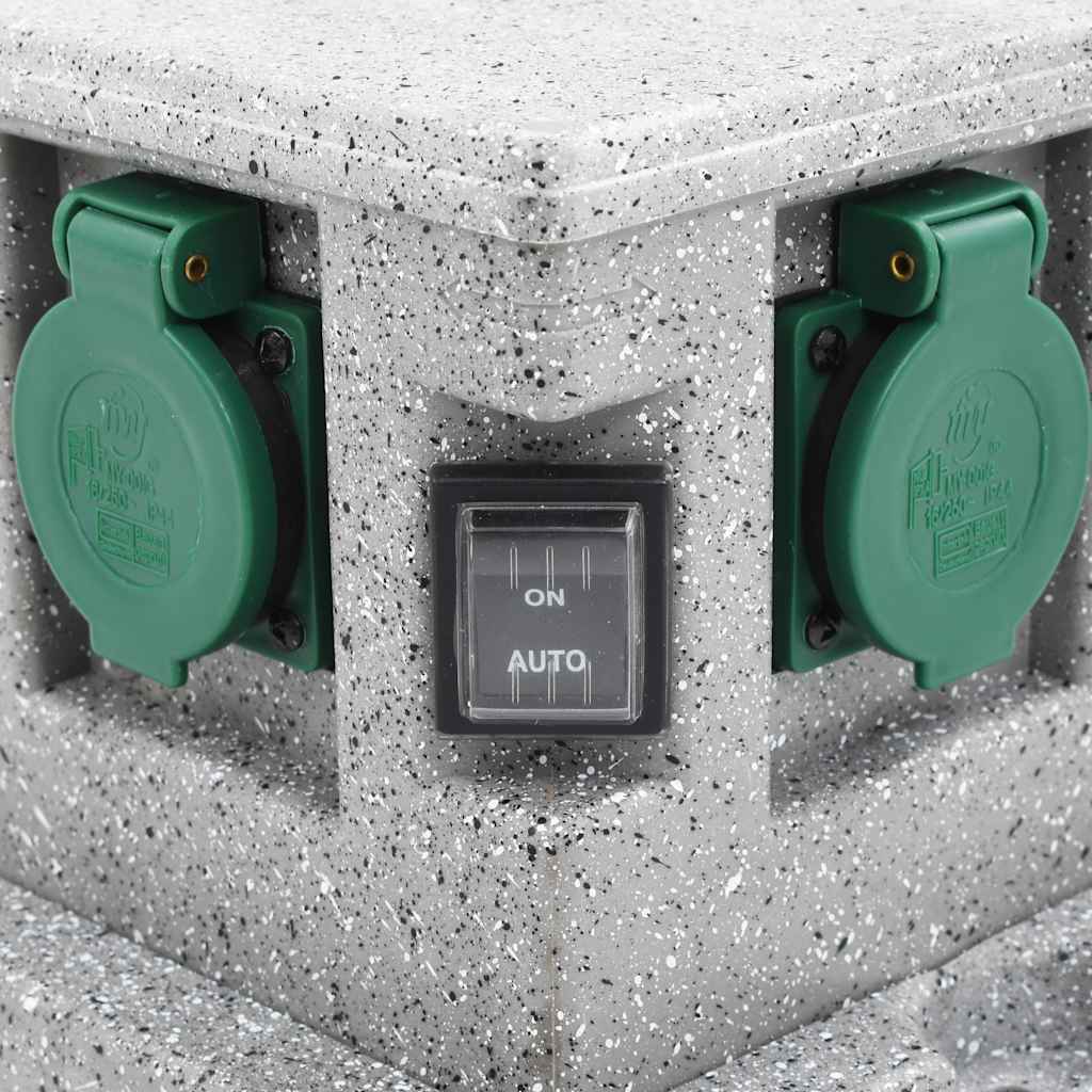 Presa Elettrica da Giardino con Sensore di Luce in Plastica - homemem39