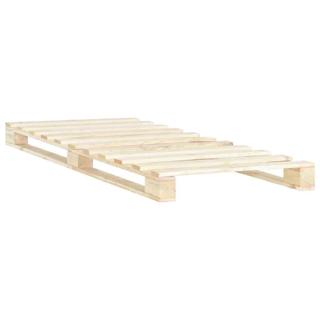 Giroletto in Pallet di Legno Massello di Pino 90x200 cm