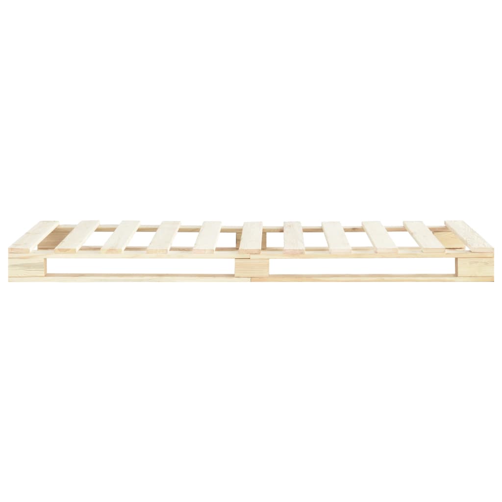 Giroletto in Pallet di Legno Massello di Pino 90x200 cm | homemem39