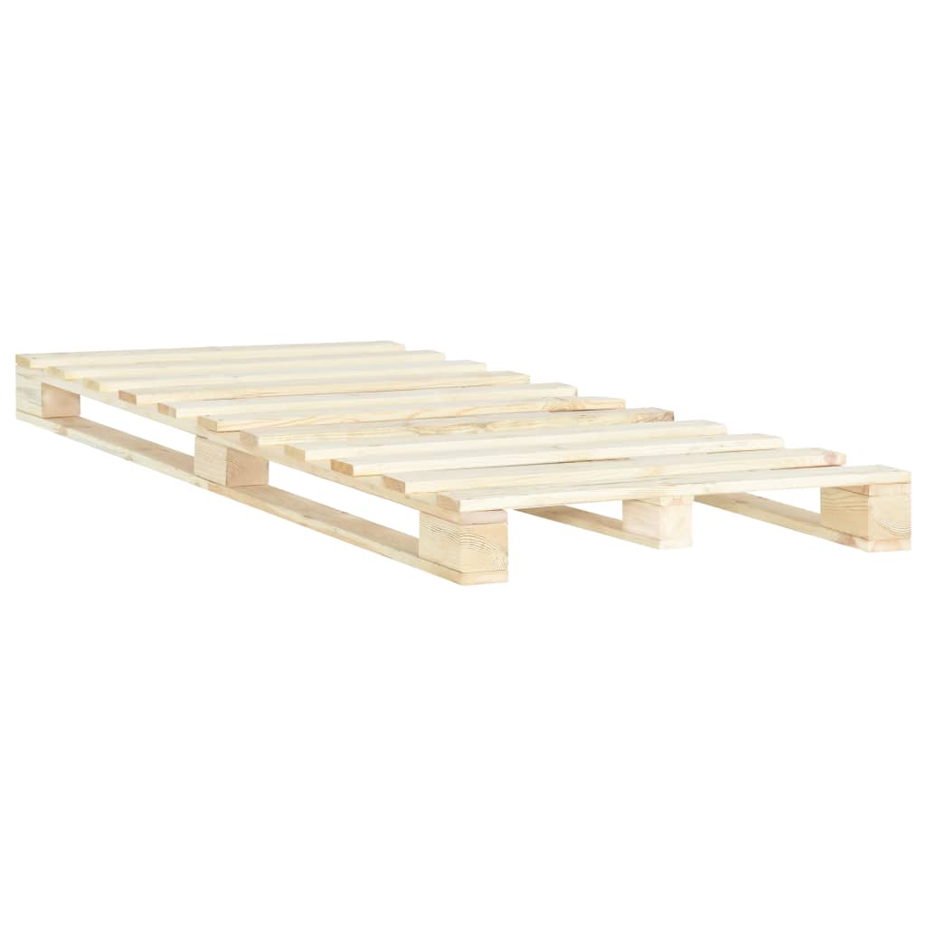 Giroletto in Pallet di Legno Massello di Pino 120x200 cm | homemem39