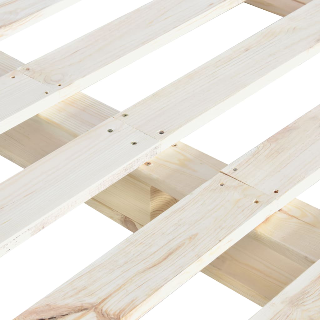Giroletto in Pallet di Legno Massello di Pino 160x200 cm | homemem39