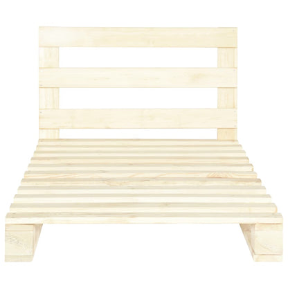Giroletto in Pallet di Legno Massello di Pino 90x200 cm | homemem39