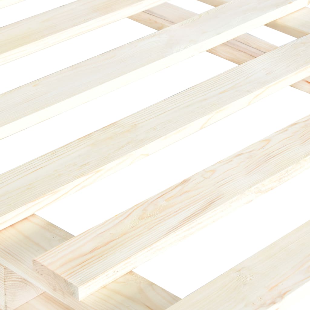 Giroletto in Pallet di Legno Massello di Pino 90x200 cm | homemem39