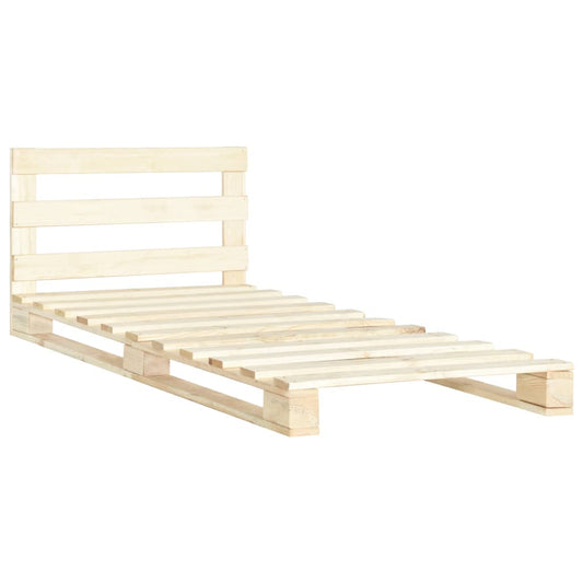 Giroletto in Pallet di Legno Massello di Pino 100x200 cm | homemem39