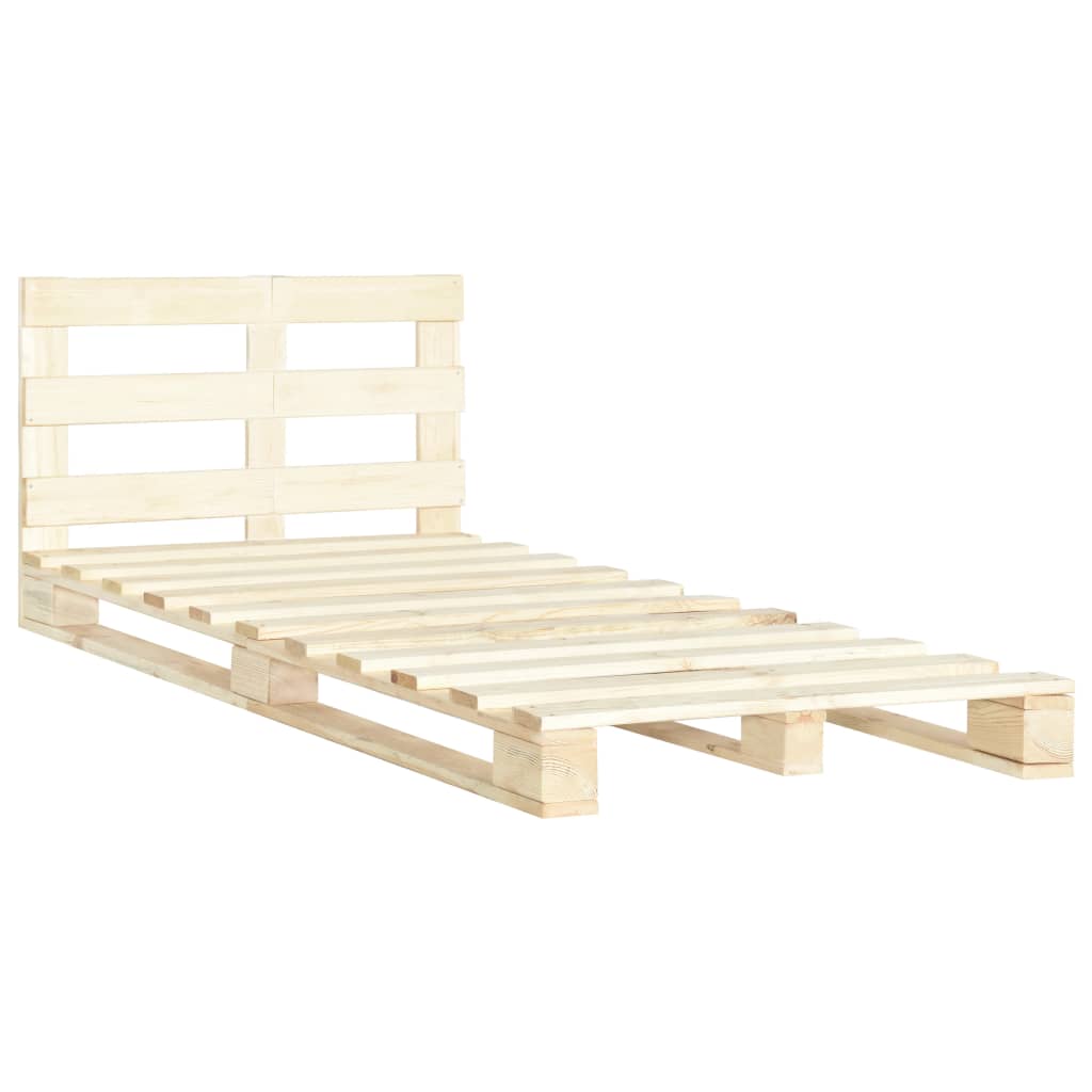 Giroletto in Pallet di Legno Massello di Pino 120x200 cm | homemem39