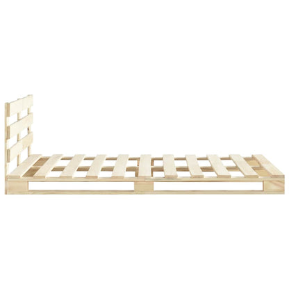 Giroletto in Pallet di Legno Massello di Pino 160x200 cm