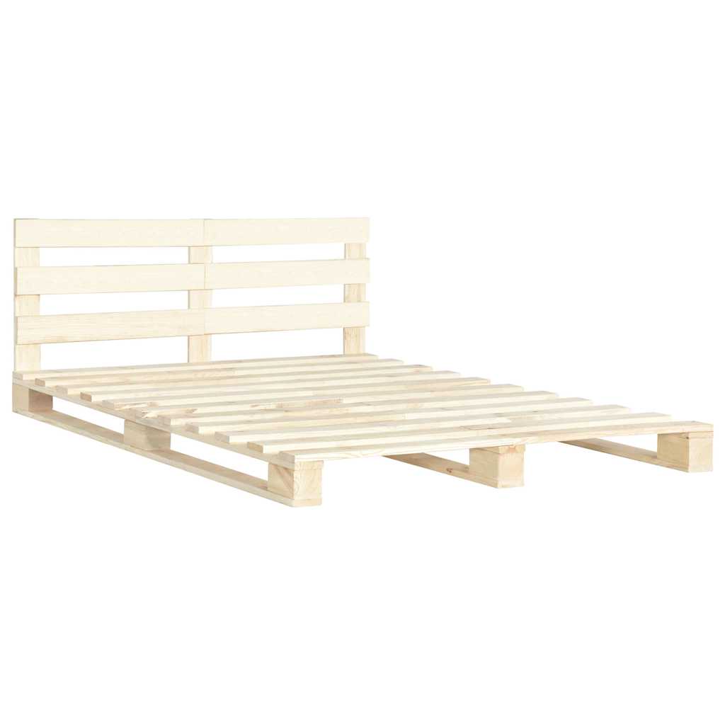 Giroletto in Pallet di Legno Massello di Pino 200x200 cm