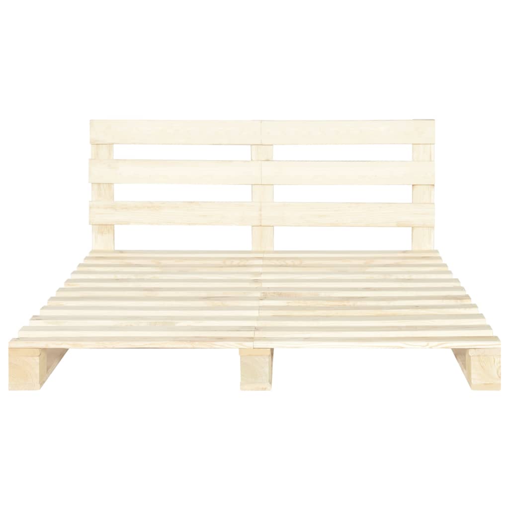 Giroletto in Pallet di Legno Massello di Pino 200x200 cm | homemem39