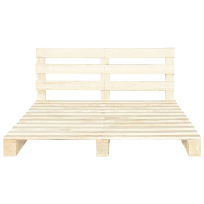 Giroletto in Pallet di Legno Massello di Pino 200x200 cm | homemem39