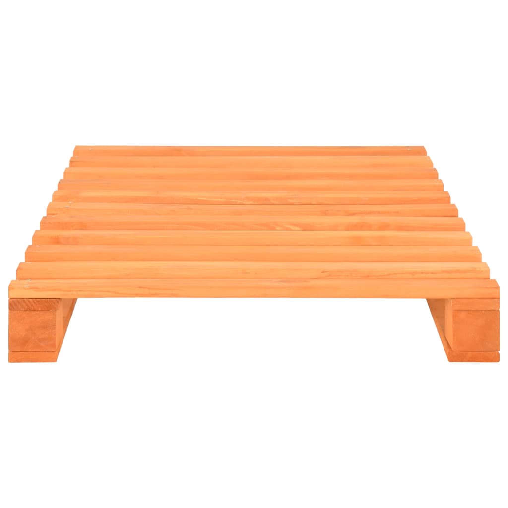 Giroletto in Pallet Marrone Legno Massello di Pino 90x200 cm | homemem39