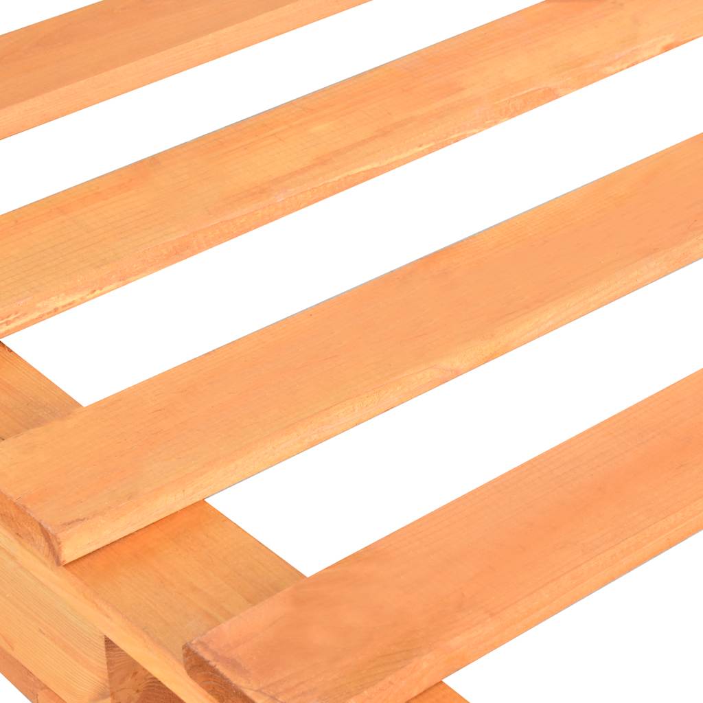 Giroletto in Pallet Marrone Legno Massello di Pino 100x200 cm