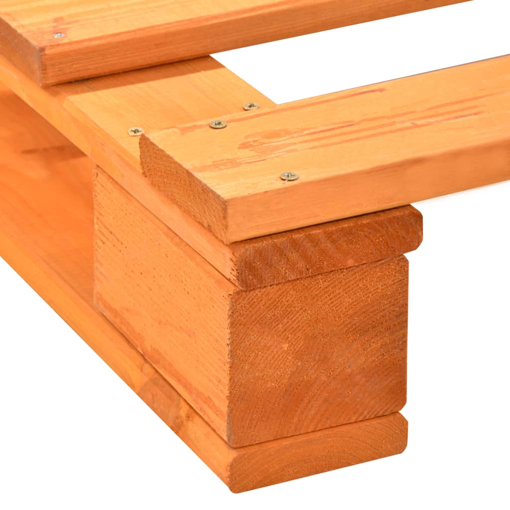 Giroletto Pallet in Legno Massello di Pino 140x200 cm | homemem39