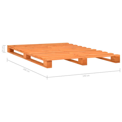 Giroletto Pallet in Legno Massello di Pino 140x200 cm | homemem39