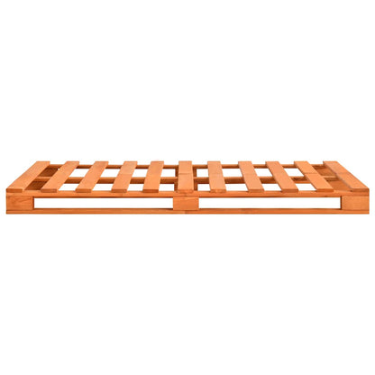 Giroletto in Pallet Marrone Legno Massello di Pino 180x200 cm