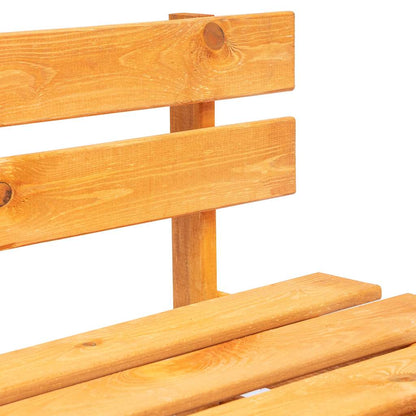 Panca da Giardino in Pallet in Legno Marrone ambra | homemem39