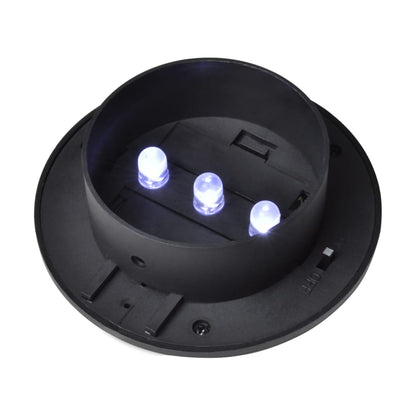 Lampade Solari da Esterno per Recinzioni 12 pz LED Nero - homemem39