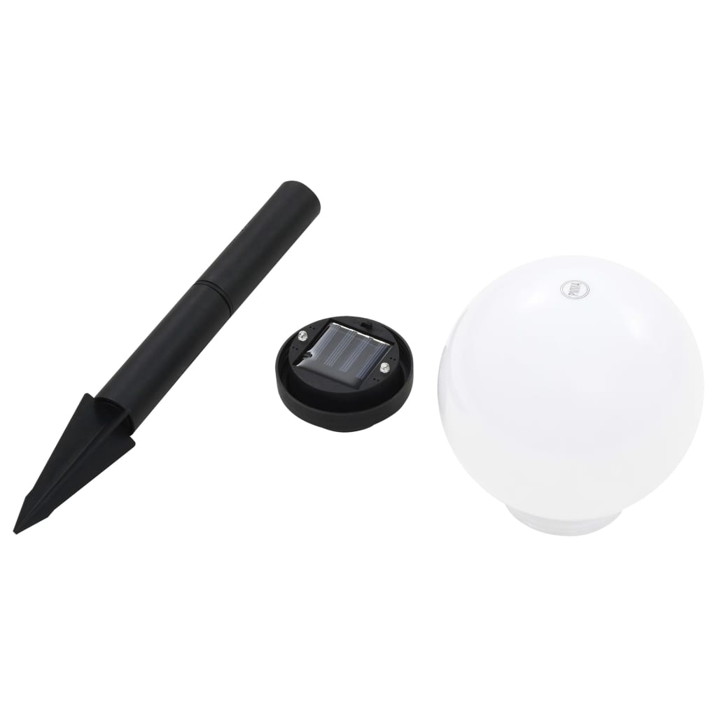 Lampade Solari da Esterno 6 pz LED Sferiche 20 cm RGB - homemem39